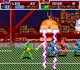 Teenage Mutant Ninja Turtles - Turtles in Time Screenshot 1